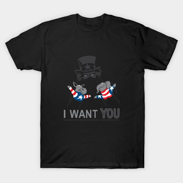 Uncle Scam T-Shirt by tomburns